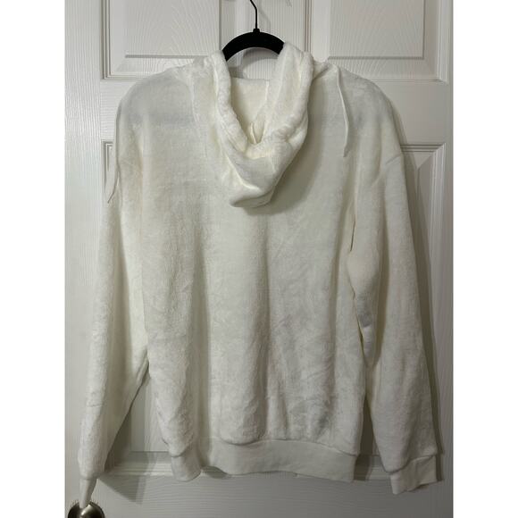 NWT Friends extra soft white/beige hoodie, Size M - Picture 2 of 8